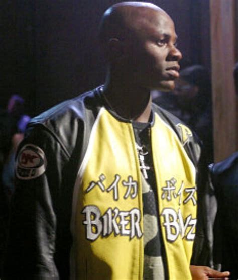 Derek Luke aka Biker Boyz Kid Yellow Motorcycle Jacket 